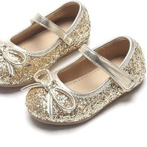 Otter MOMO Toddler/Little Girls Mary Jane Ballerina Flats, 10T, New-never worn